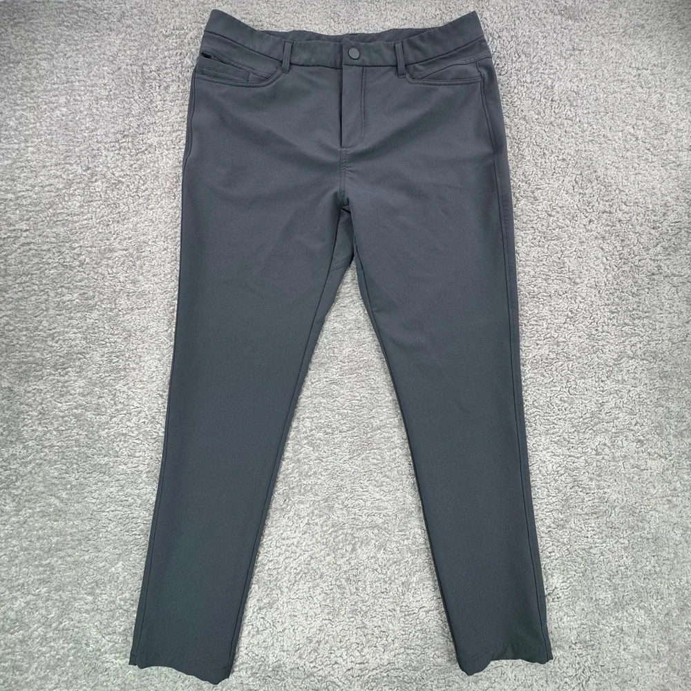 Kyodan Outdoor Mens Performance Pants Charcoal Gray Stretch Hiking Golf Size 36